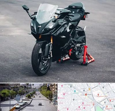 فروش موتور سیکلت آپاچی در خیابان زند شیراز 