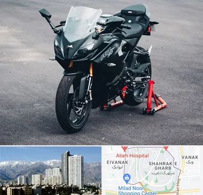 فروش موتور سیکلت آپاچی در شهرک غرب 