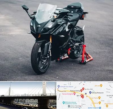 فروش موتور سیکلت آپاچی در پارک وی 