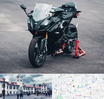 فروش موتور سیکلت آپاچی در میدان شهرداری رشت 