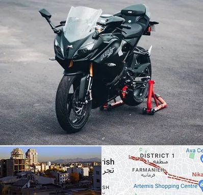 فروش موتور سیکلت آپاچی در فرمانیه 