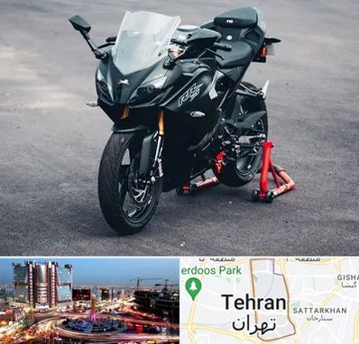 فروش موتور سیکلت آپاچی در صادقیه 