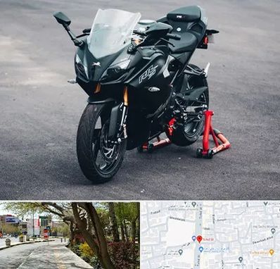 فروش موتور سیکلت آپاچی در خیابان توحید اصفهان 