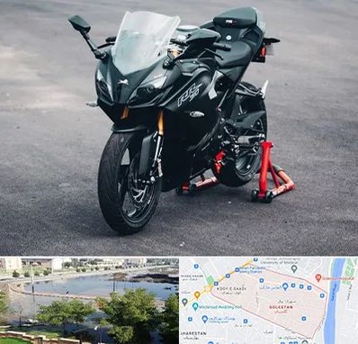 فروش موتور سیکلت آپاچی در گلستان اهواز 