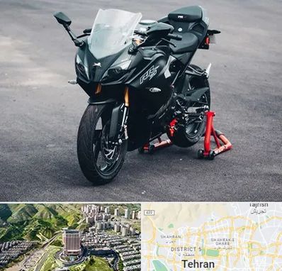 فروش موتور سیکلت آپاچی در شمال تهران 