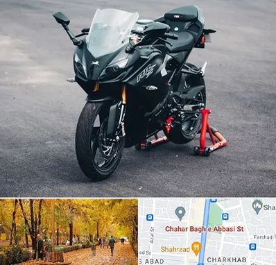 فروش موتور سیکلت آپاچی در چهارباغ اصفهان 