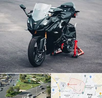 فروش موتور سیکلت آپاچی در شاهین ویلا کرج 