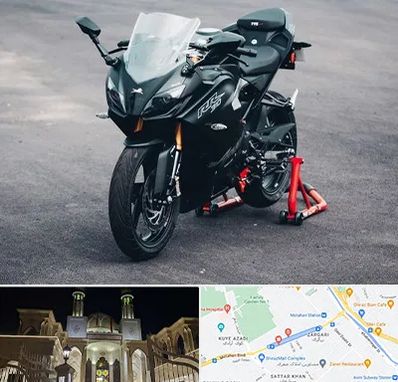 فروش موتور سیکلت آپاچی در زرگری شیراز 