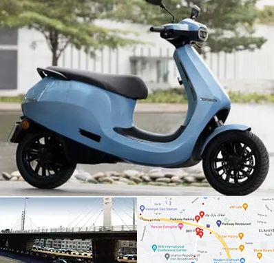 فروش موتور سیکلت برقی در پارک وی 