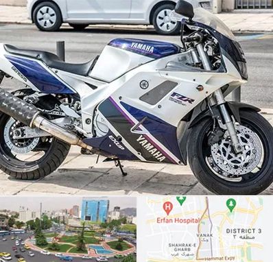 فروش موتور سیکلت یاماها در ونک