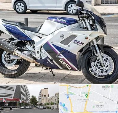 فروش موتور سیکلت یاماها در بلوار فردوس 
