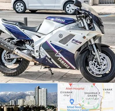فروش موتور سیکلت یاماها در شهرک غرب 