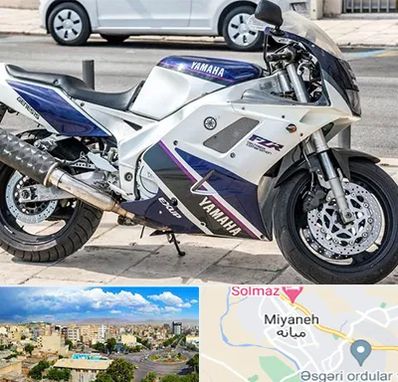 فروش موتور سیکلت یاماها در میانه