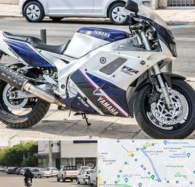 فروش موتور سیکلت یاماها در قدوسی شرقی شیراز 