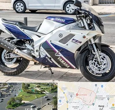 فروش موتور سیکلت یاماها در شاهین ویلا کرج 