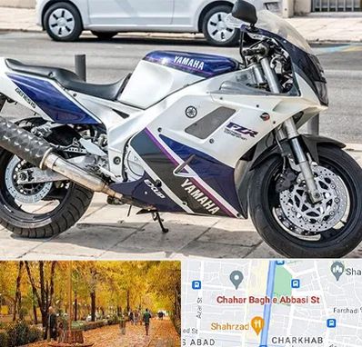 فروش موتور سیکلت یاماها در چهارباغ اصفهان 
