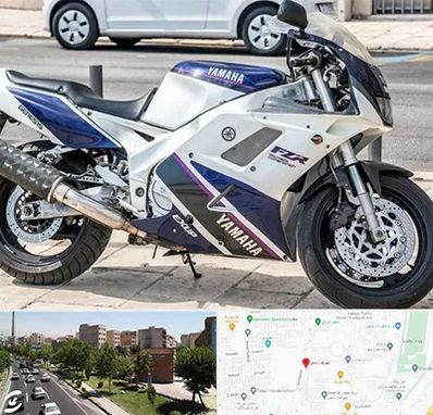 فروش موتور سیکلت یاماها در شهرک آزمایش