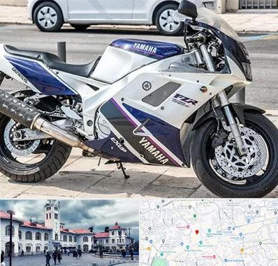 فروش موتور سیکلت یاماها در میدان شهرداری رشت 