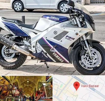 فروش موتور سیکلت یاماها در بازار وکیل شیراز