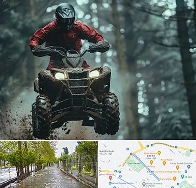 فروش موتور چهار چرخ در خیابان ارم شیراز 