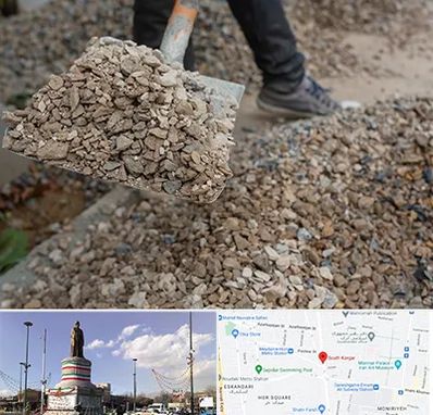 فروش پوکه ساختمانی در کارگر جنوبی 