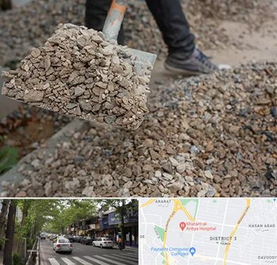 فروش پوکه ساختمانی در ظفر 