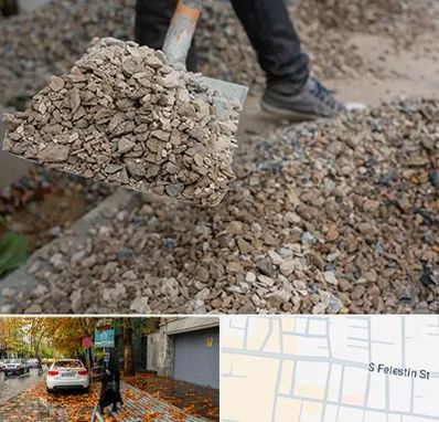 فروش پوکه ساختمانی در خیابان فلسطین