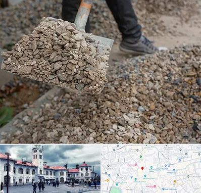 فروش پوکه ساختمانی در میدان شهرداری رشت 