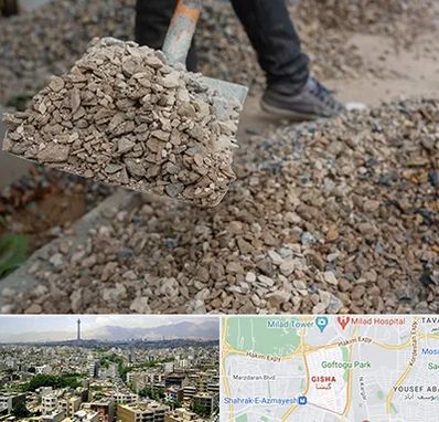 فروش پوکه ساختمانی در گیشا 