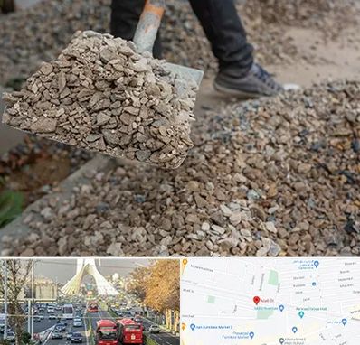 فروش پوکه ساختمانی در خیابان آزادی 