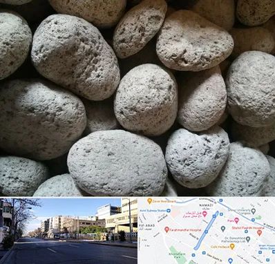 پوکه معدنی در خیابان ملاصدرا شیراز 