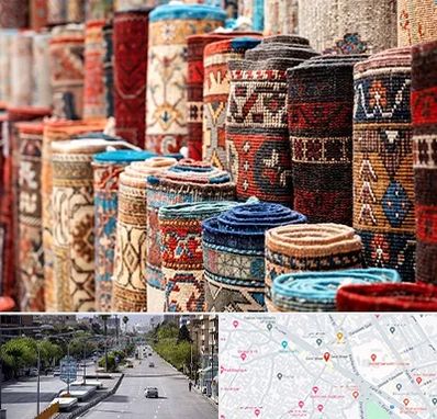فروشگاه فرش در خیابان زند شیراز 