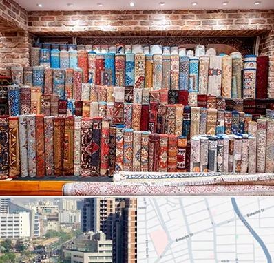 فرش فروشی در خیابان بهشتی