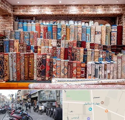 فرش فروشی در چهارراه استانبول