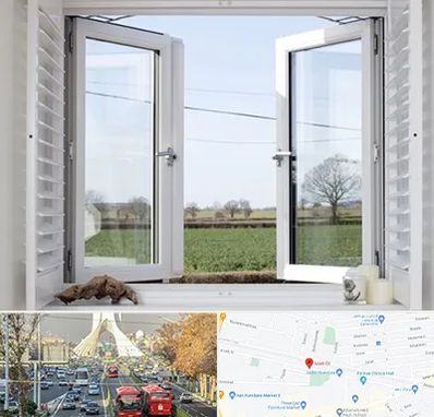 فروش درب و پنجره در خیابان آزادی 