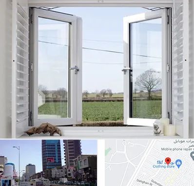 فروش درب و پنجره در چهارراه طالقانی کرج 