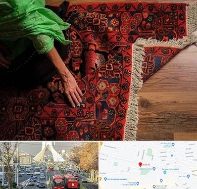 فروش فرش دستباف در خیابان آزادی 