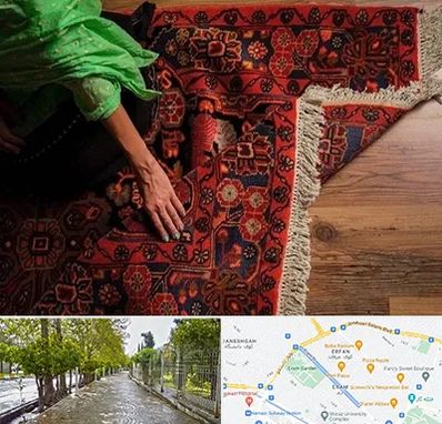 فروش فرش دستباف در خیابان ارم شیراز 