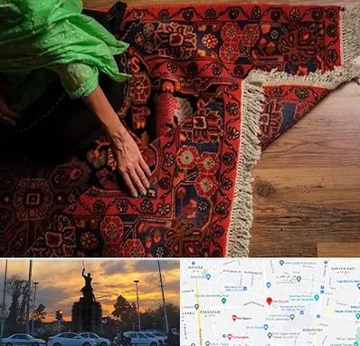 فروش فرش دستباف در میدان حر 