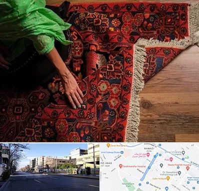 فروش فرش دستباف در خیابان ملاصدرا شیراز 