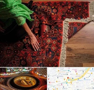 فروش فرش دستباف در میدان ولیعصر 