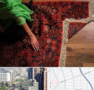 فروش فرش دستباف در خیابان بهشتی