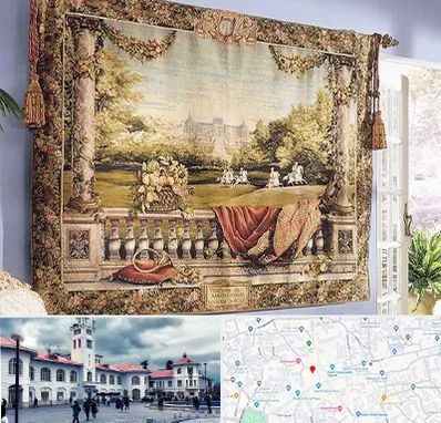 فروش تابلو فرش دستباف در میدان شهرداری رشت 