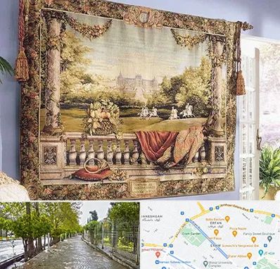 فروش تابلو فرش دستباف در خیابان ارم شیراز 