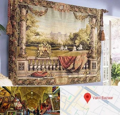 فروش تابلو فرش دستباف در بازار وکیل شیراز