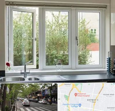 فروش پنجره UPVC در ظفر 