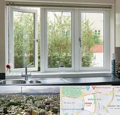 فروش پنجره UPVC در گیشا 