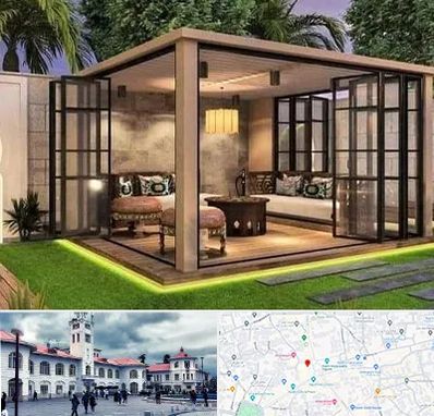 پنجره ترمال بریک در میدان شهرداری رشت 