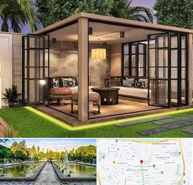 پنجره ترمال بریک در سرسبز 