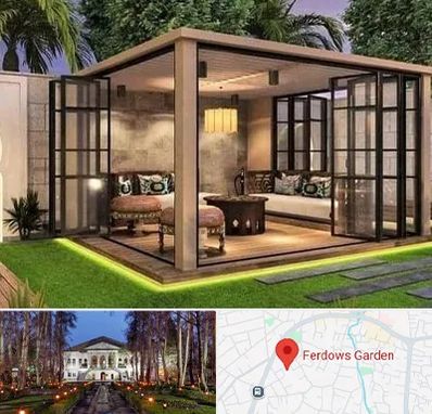 پنجره ترمال بریک در باغ فردوس